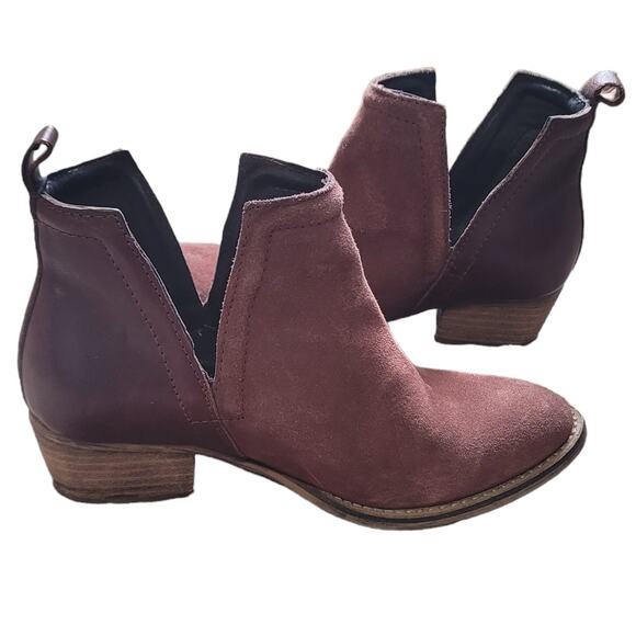 DIBA.True Brown Cut Out Leather Ankle Booties Women's Size 6 - Picture 7 of 14